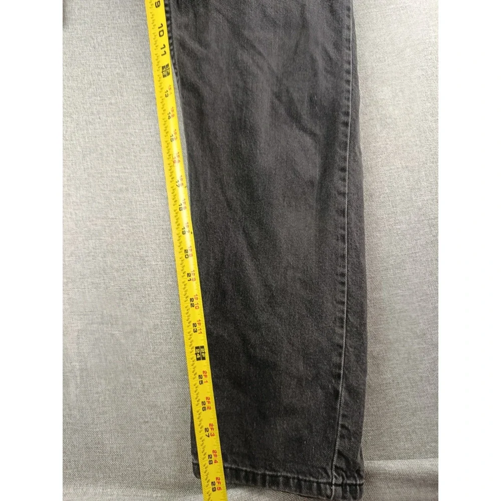 We The Free Ziggy Denim Overall Womens Size Xs Charcoal Straight Leg Boho